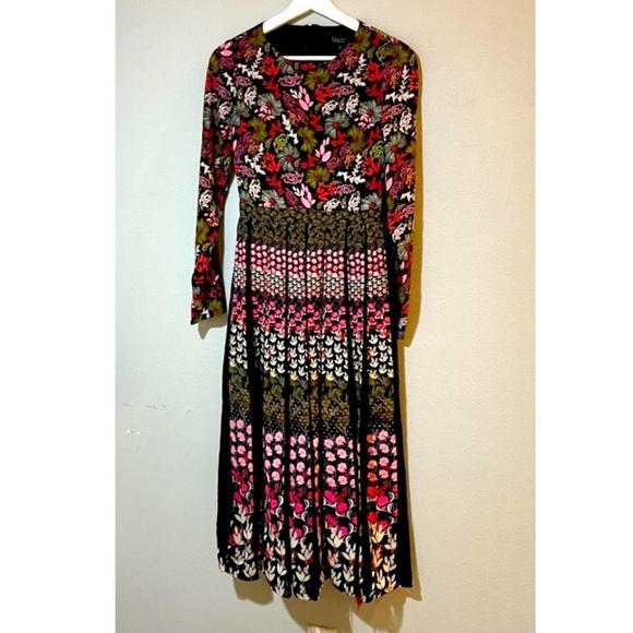 Saloni Nuri Lace Tulle Dress. - Picture 7 of 10